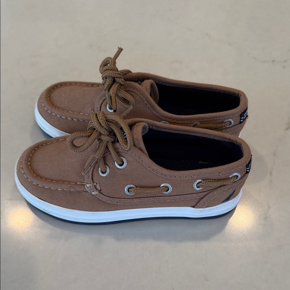 BOYS' NAUTICA TODDLER & LITTLE KID SPINNAKER BOAT SHOES - Picture 4 of 5